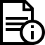 Customer information and feedback feature icon